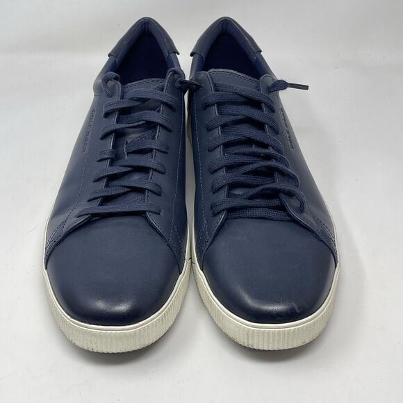 Cole Haan Nantucket 2.0 Mens 11 M Blue Leather Casual Lace Up Classic Sneakers - Picture 5 of 16